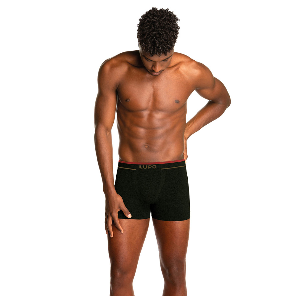 AF_00733-004-9760 - Cueca Lupo Boxer Fio Texturizado a Ar - Frente Modelo