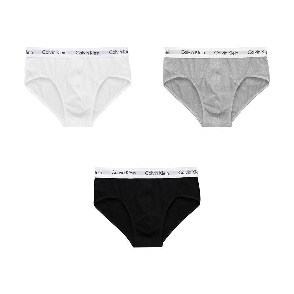 Kit De Cuecas Briefs 3 Peças - Calvin Klein Underwear - Shop2gether