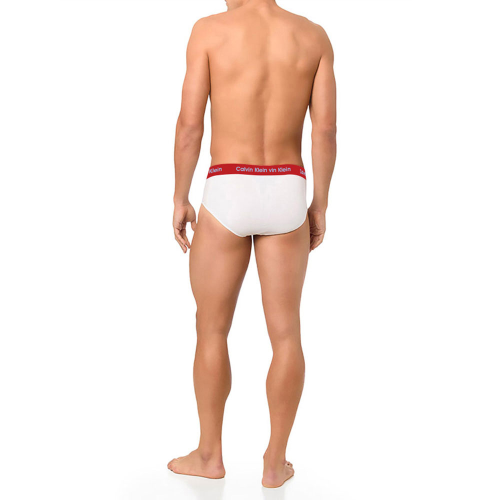 Kit C/3 Cuecas Calvin Klein Underwear Brief Brancas - U2661
