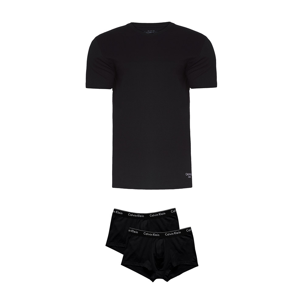 Kit 2 Camisetas Gola Careca e 4 Cuecas Trunk Calvin Klein – Mais Estylo