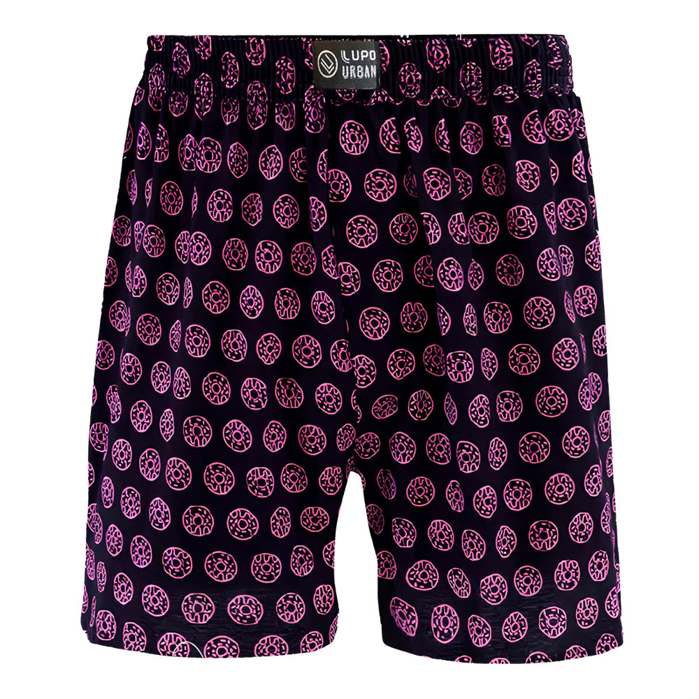 Samba-Canção Lupo Donuts Neon - 16950-011.9990-Produto-Frente